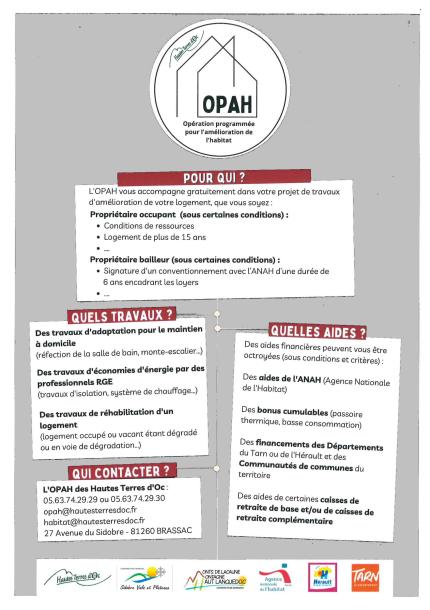 affiche OPAH